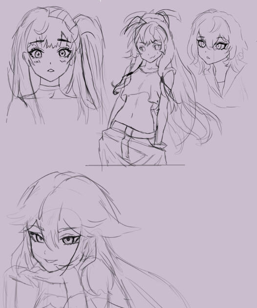 Anime Sketches