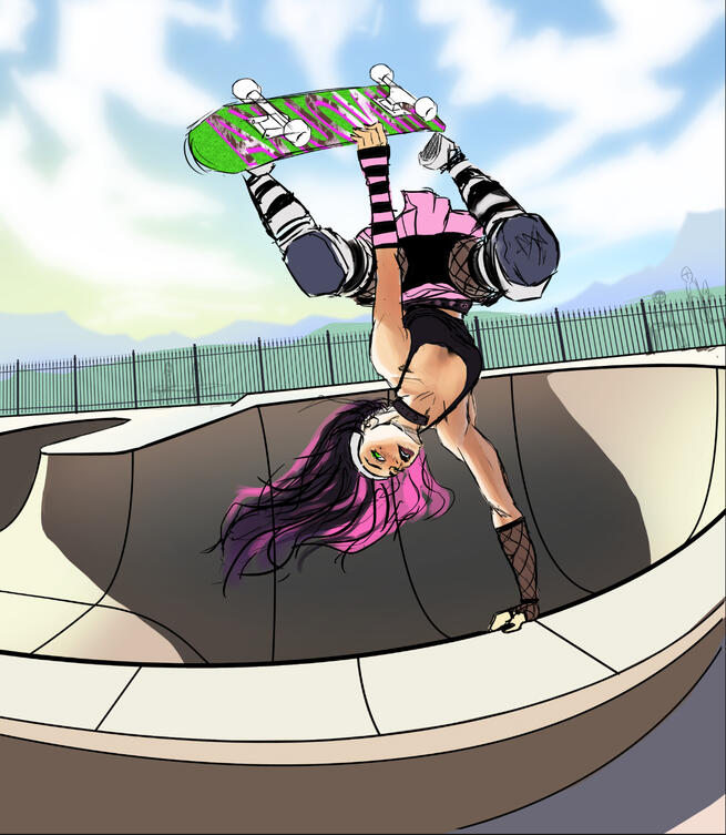 Skater girl WIP
